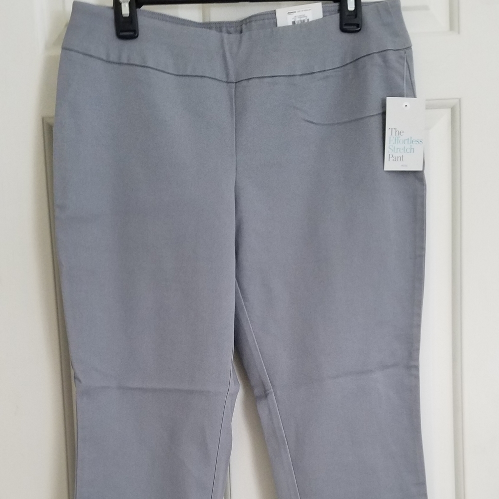 Croft & Barrow Straight Midrise Pant